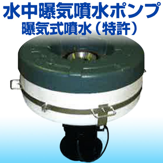 【湖沼向け】水中曝気噴水ポンプで生態系を活性化