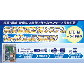 【建設現場向け】無線遠隔監視システム