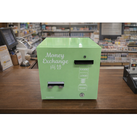 Bill-compatible currency exchange machine