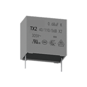 車載や産業機器向けにEMI抑制を実現するX・Yフィルムコンデンサ