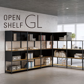 【多機能パーティション】オープンシェルフ GL