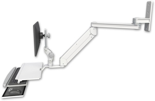 吊り下げ式 壁取付ロングモニターアーム『Titan Elite』 | アクアス