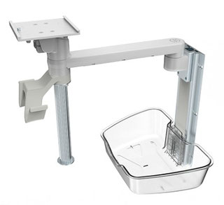 水平モニターアーム 上向き水平スライドレール モニターアーム | アクアス - Powered