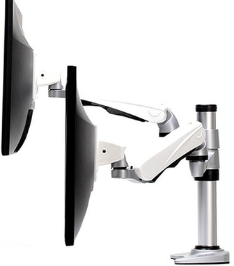 【研究向け】S3 デスクマウント 昇降式デュアルモニターアーム