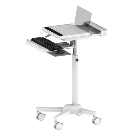 キーボードトレイ付き高さ可変式ノートpcカート.jpg