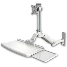 ［省スペース］医療・産業用｜昇降式モニター・キーボードアーム