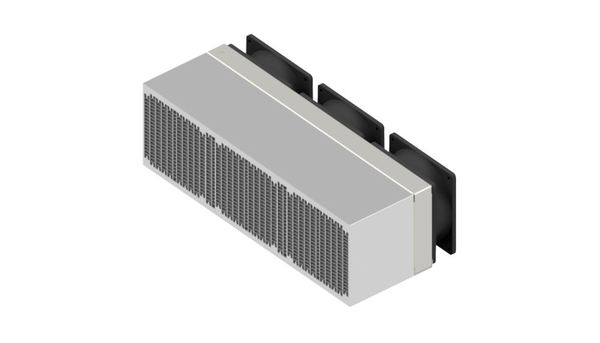 [パワーモジュール用] 軸流ファン付ヒートシンク W389mm 