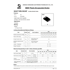 SS34F ショットキーダイオード｜40V 3A SMAF