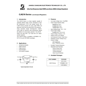 Noise countermeasures for CMOS sensors: High PSRR LDO