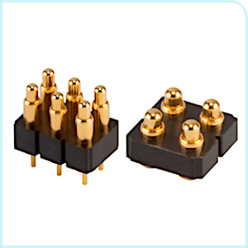 Pogo pin block, high current rated ...