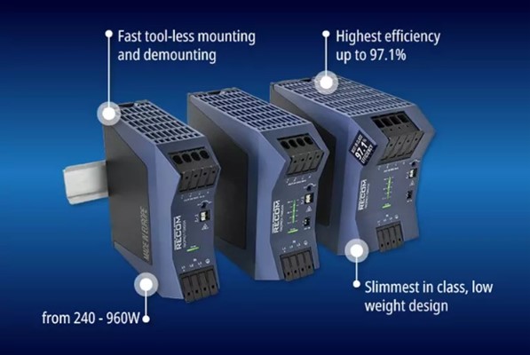 【製造業向け】3相DINレール取付専用AC-DC電源