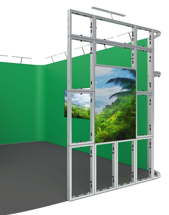 展示会・ショールーム向けフレームシステム『オクタウォールプロ』