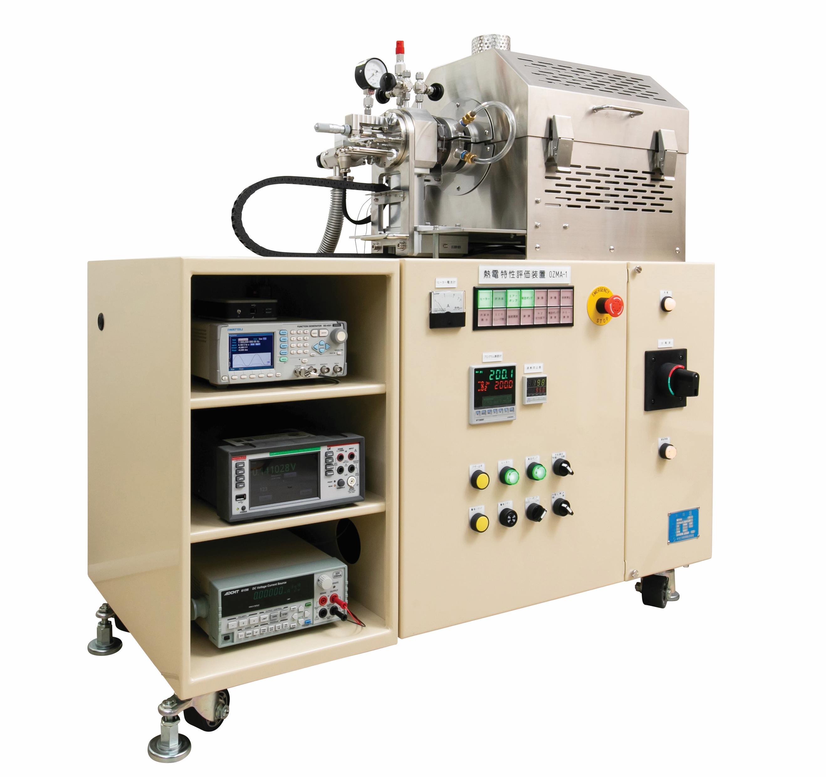熱電特性評価装置『MODEL OZMA-1』