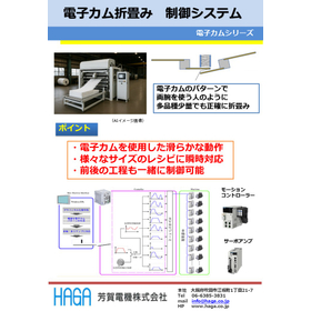 電子カム折畳み　制御システム