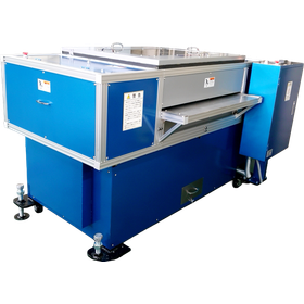 Roller conveyor deburring machine, buffing machine 'Baritack II-CT type'