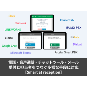 メールやチャットの通知は気付きにくい？を解消する受付システム