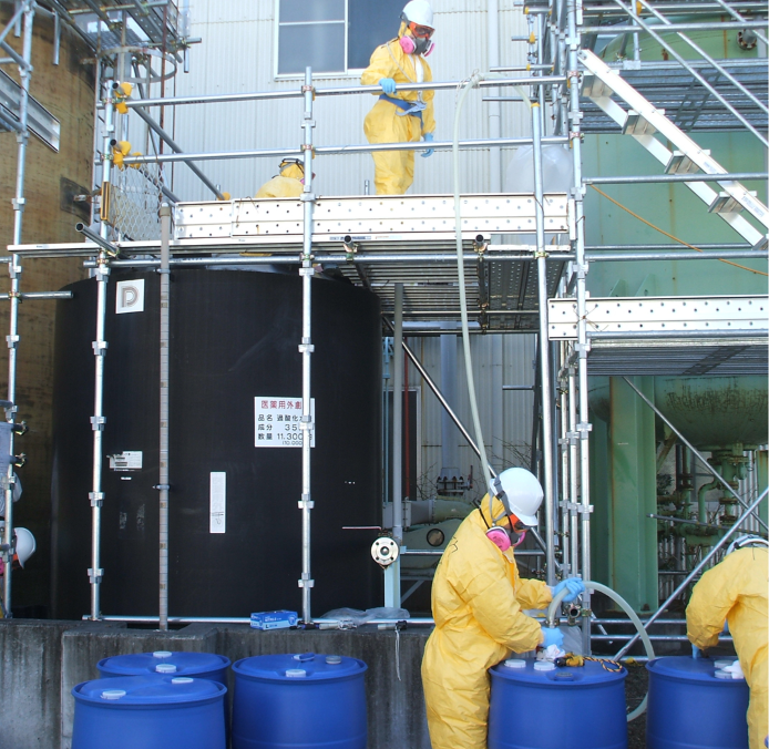 【水処理向け】化学系プラントや設備の洗浄・撤去