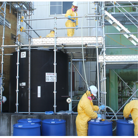 Cleaning and removal of chemical plants and equipment for water treatment.