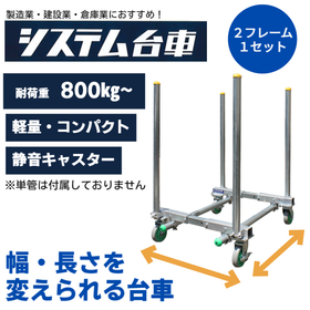 【食品工場向け】システム台車で衛生管理を改善！