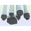 Rubber collet for semiconductor manufacturing