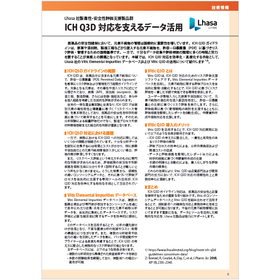 【技術情報】ICH Q3D対応を支えるデータ活用