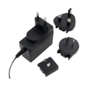 Home medical care environment compatible AC adapter <wall-mounted type>