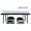 Solar Carport IBUKI for Heavy Snow Areas with Dual-Sided Panels