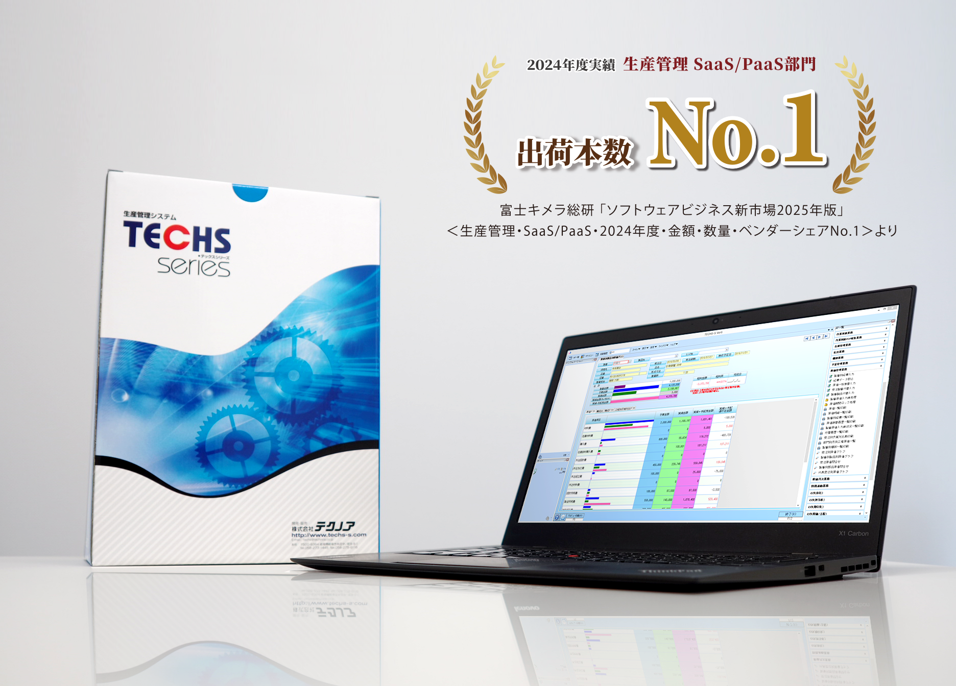 【産業機械メーカー向け】生産管理システム TECHSシリーズ