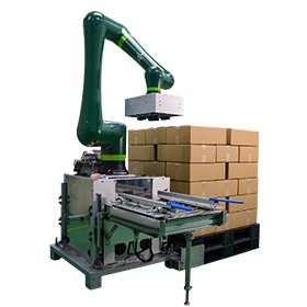 製造メーカーの生産性を高めるパレタイズロボット