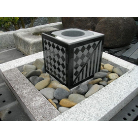 水鉢　銀閣寺型
