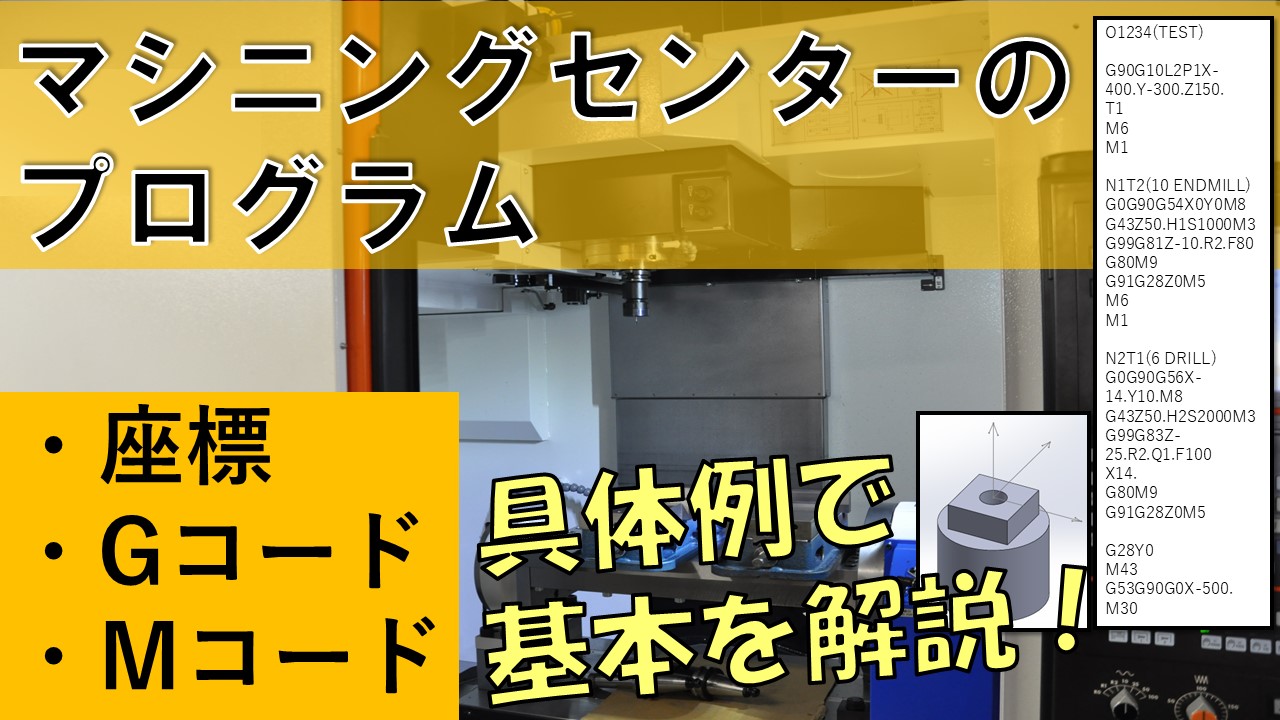 【電子機器向け】マシニングセンターのプログラム動画