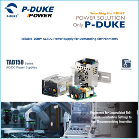 P-DUKE【TAD150】高信頼性 150W AC/DC電源
