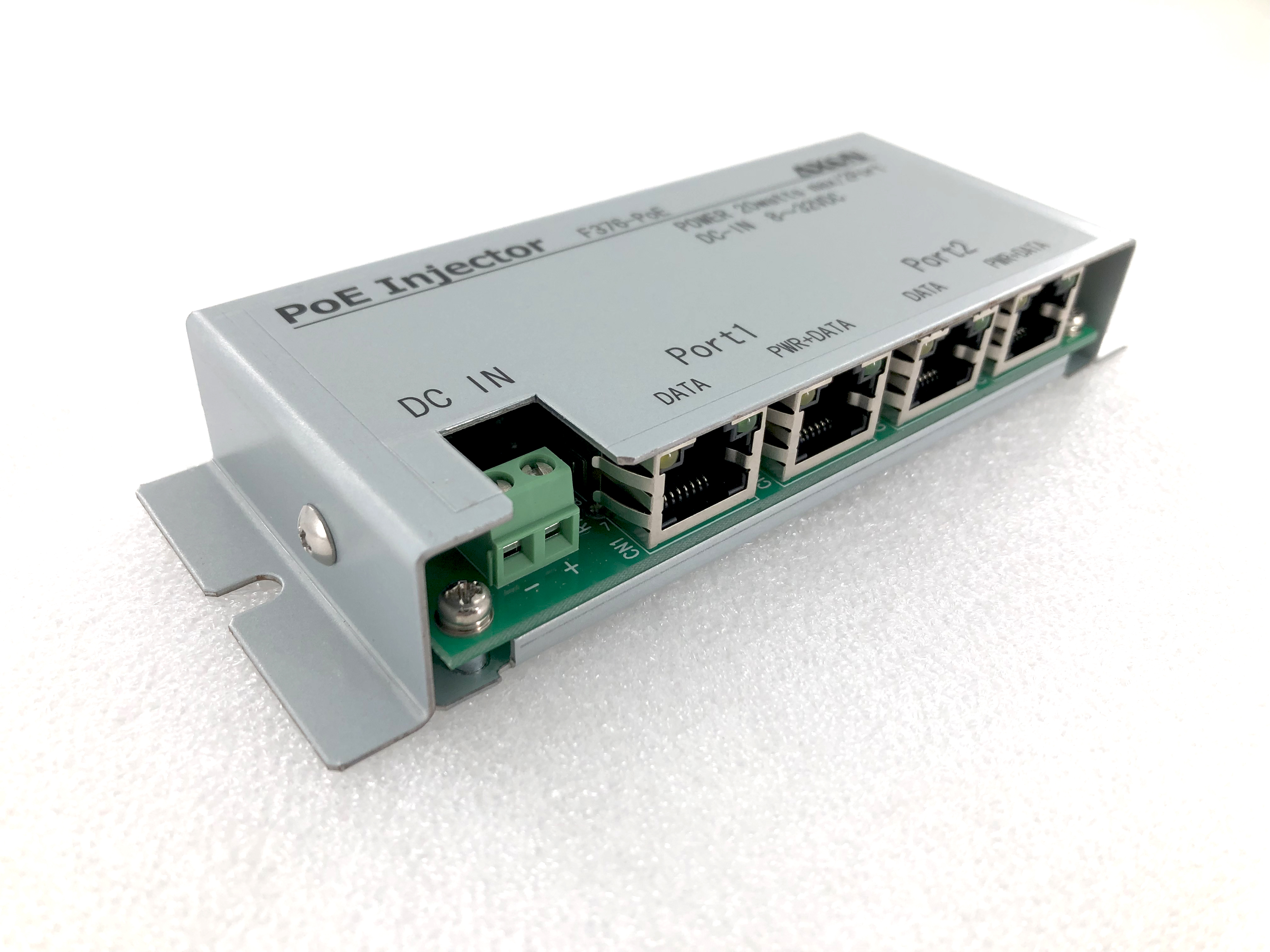 【製造業向け】DC12-24V入力PoEインジェクター