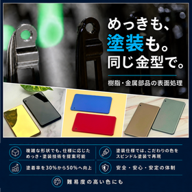 同じ金型でめっき×塗装の表面処理サービス【サンプル依頼受付中】 製品画像