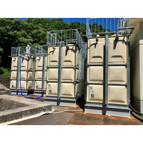 特殊繊維担体を用いた可搬式ユニット型水処理システム