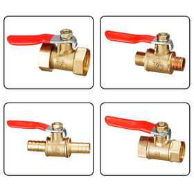 小型ボールバルブ ストレート型 ホースニップル一体型 BT-B