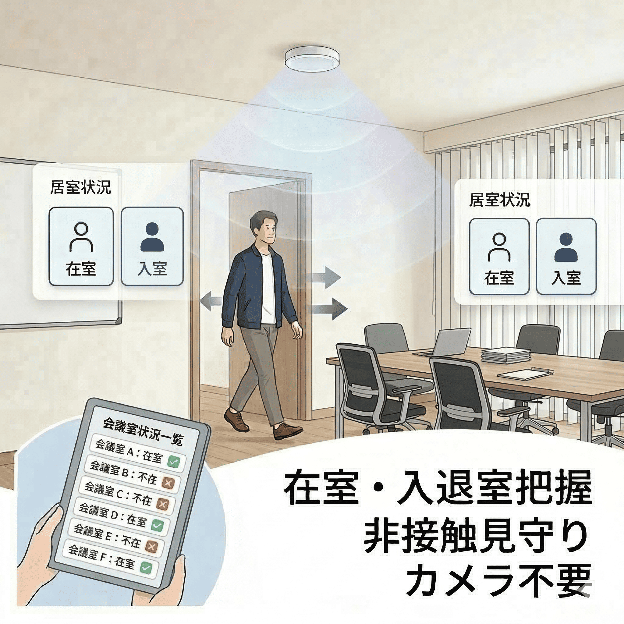 MotionCatch｜在室・入退室把握 見守りセンサーSE