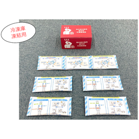 Cooling material set for heatstroke...