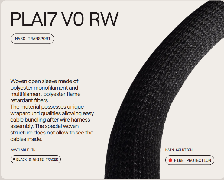 【バッテリー熱対策】難燃V0 熱管理スリーブ『PLAI7 V0』