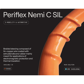 【EMIシールド】高電圧ケーブルスリーブ『Nemi C SIL』 製品画像