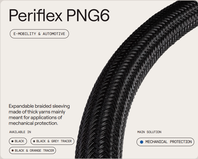 【配線・配管保護】高拡張編組スリーブ『PNG6』