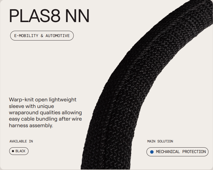 形状保持が優れた軽量セルフクロージングスリーブ『PLAS8NN』