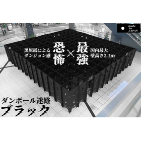 ダンボール迷路ブラック