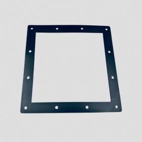 額縁ガスケットの加工事例ウォータージェット加工で外側R形状に対応