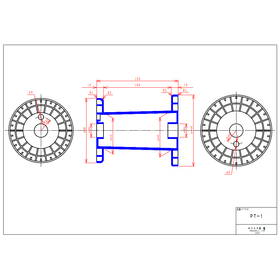 【図面】PT型ボビン『PT－1』