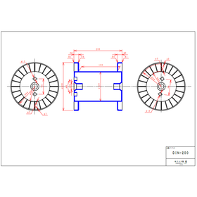 【図面】DIN型ボビン『DIN－200』