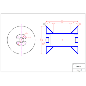 【図面】ME型ボビン『OP－15』