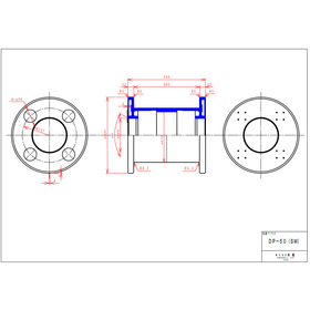 【図面】DP型ボビン『DP－50(SW)』
