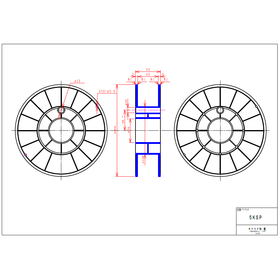 【図面】Y型ボビン『5KSP』