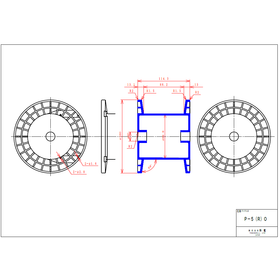 【図面】ME型ボビン『P－5(R)O』